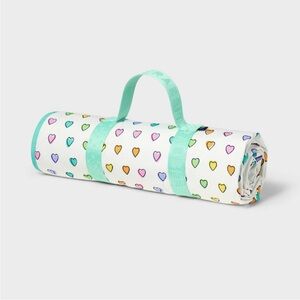 NWT (In-hand) Roller Rabbit x Target - Disco Heart Picnic Blanket